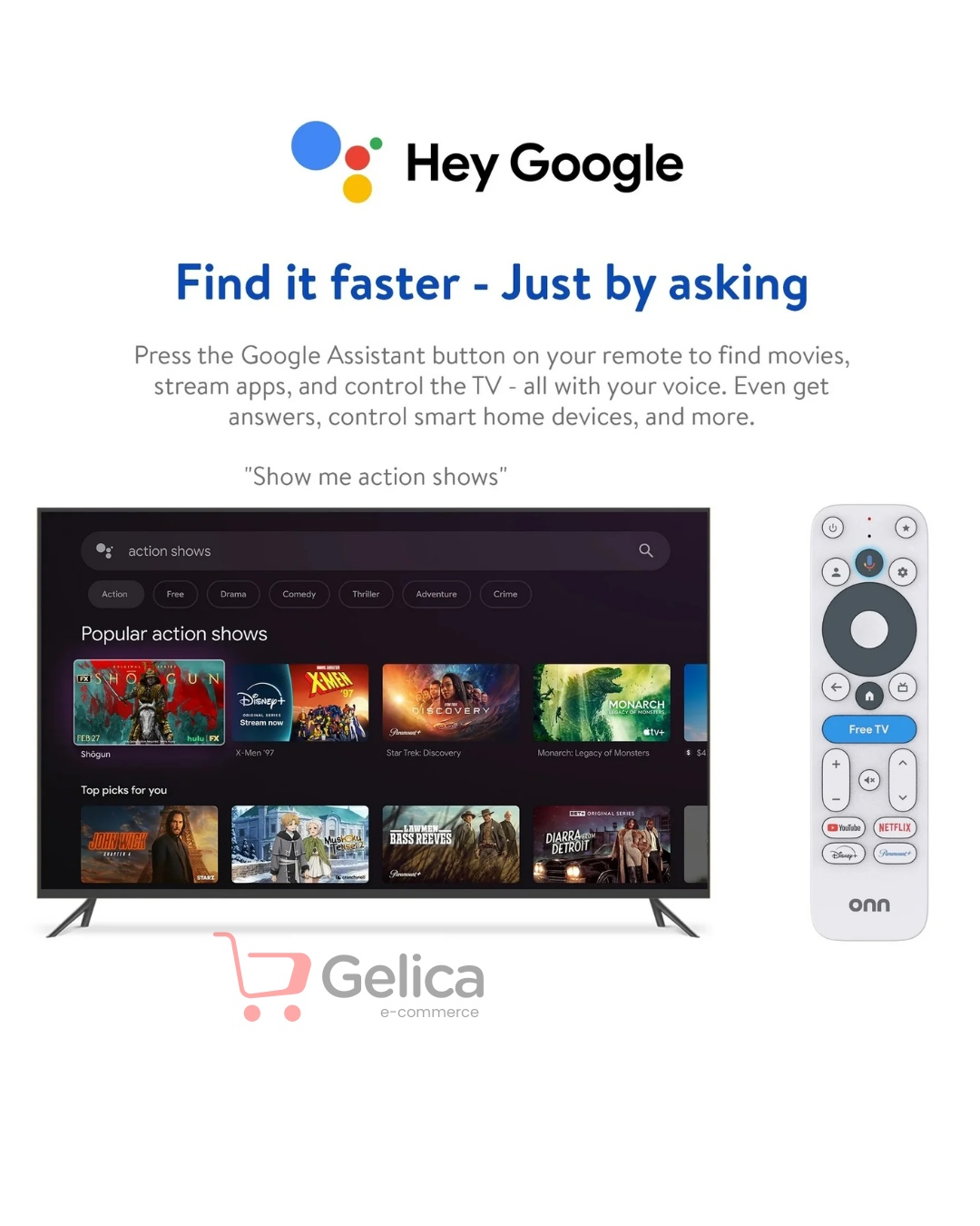 Convertidor SmartTv Watch Onn 4K Plus